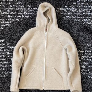 Cozy Cream Hooded Jacket